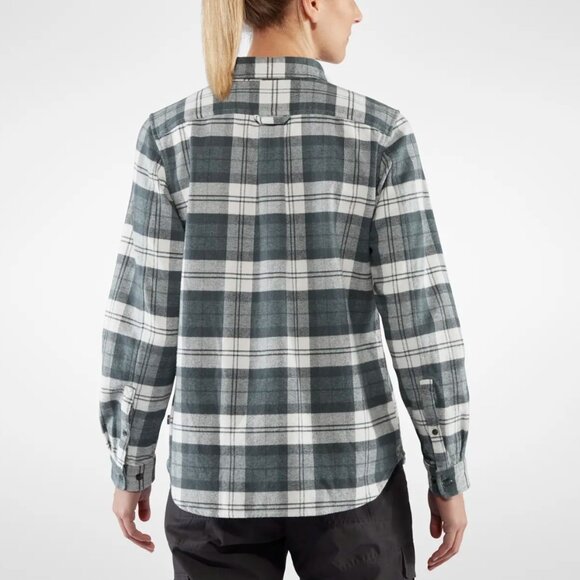 Fjallraven Ovik Heavy Flannel Shirt in Dusk Size Small - Picture 2 of 5